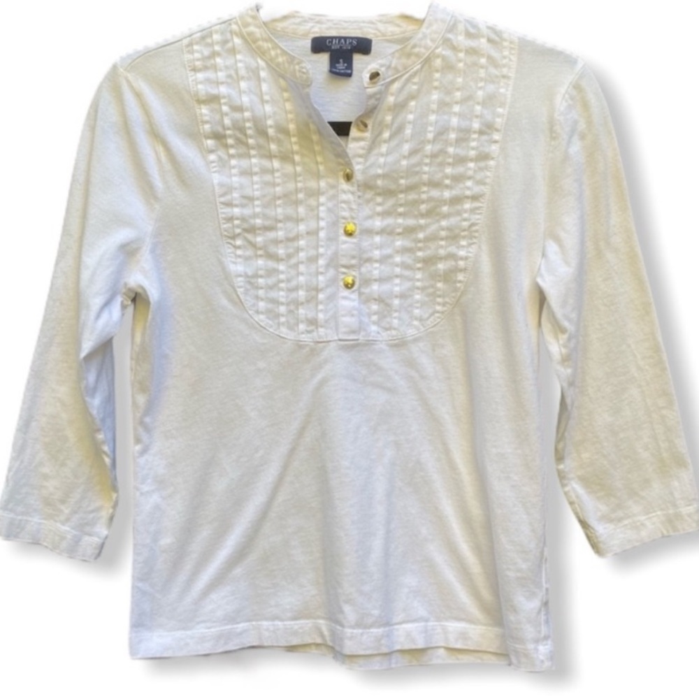 Chaps Cotton Shirt White